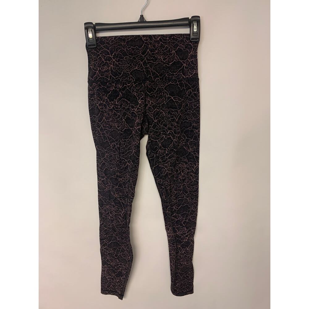 Lululemon Align Pants Legging Lacecape Spanish Rose Athleisure  Womens SZ 0